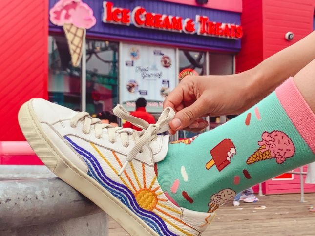Youth Funny Food Socks Delicious Eating Treat Novelty Snack Footwear for Kids - Bild 12 von 31