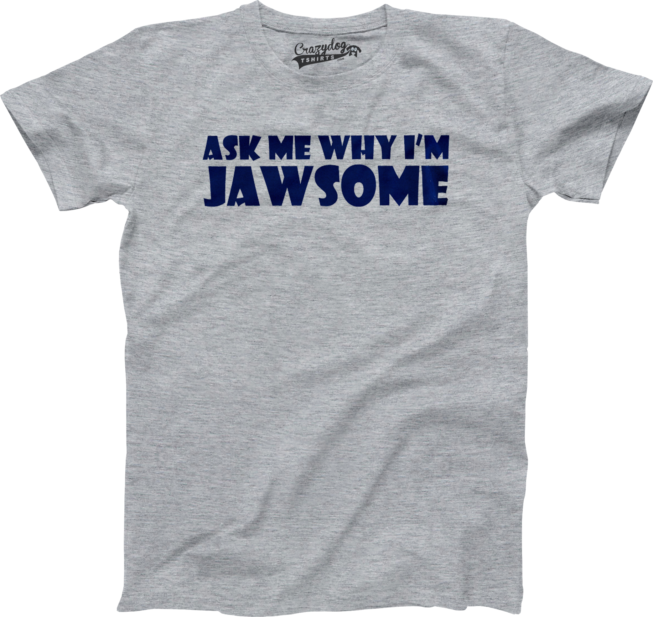 Youth Ask Me Why Im Jawsome Cool Movie Great White Shark Shirt Costume for Kids - Picture 9 of 20