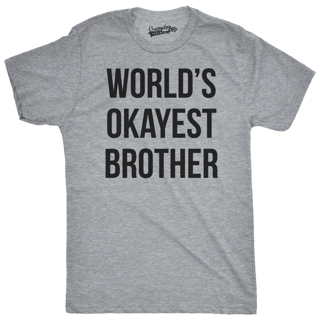 Camisa Hermano Más Okayest Para Hombres Mundos Divertidas Camisetas Hermano Mayor Hermana Idea de Regalo - Imagen 19 de 21