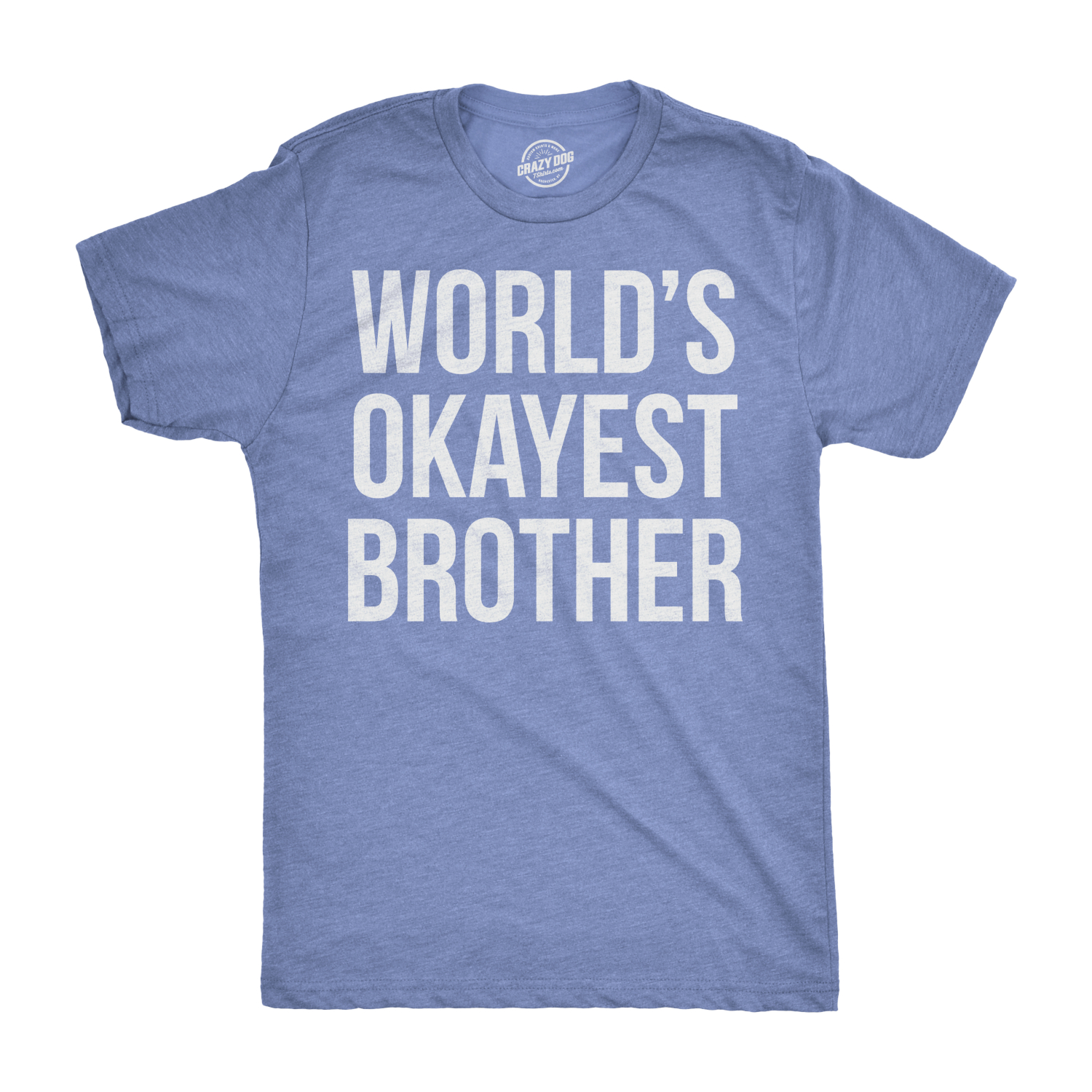 Camisa Hermano Más Okayest Para Hombres Mundos Divertidas Camisetas Hermano Mayor Hermana Idea de Regalo - Imagen 16 de 21