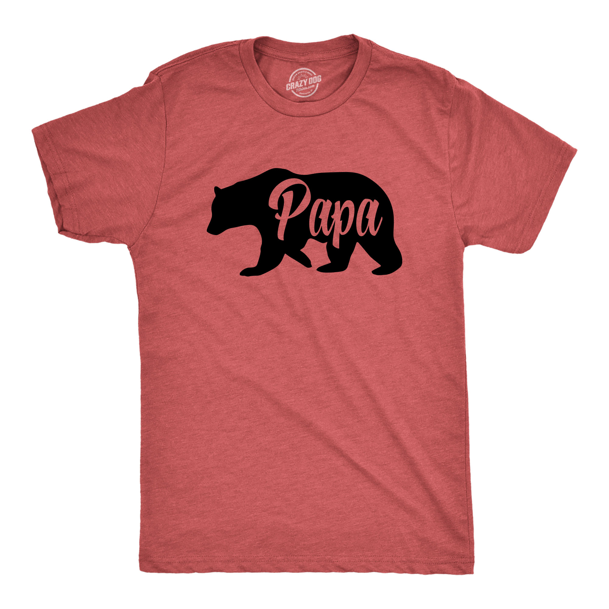 Mens Papa Bear Funny Shirts for Dads Gift Idea Humor Novelty Tees Family T shirt - Bild 17 von 23