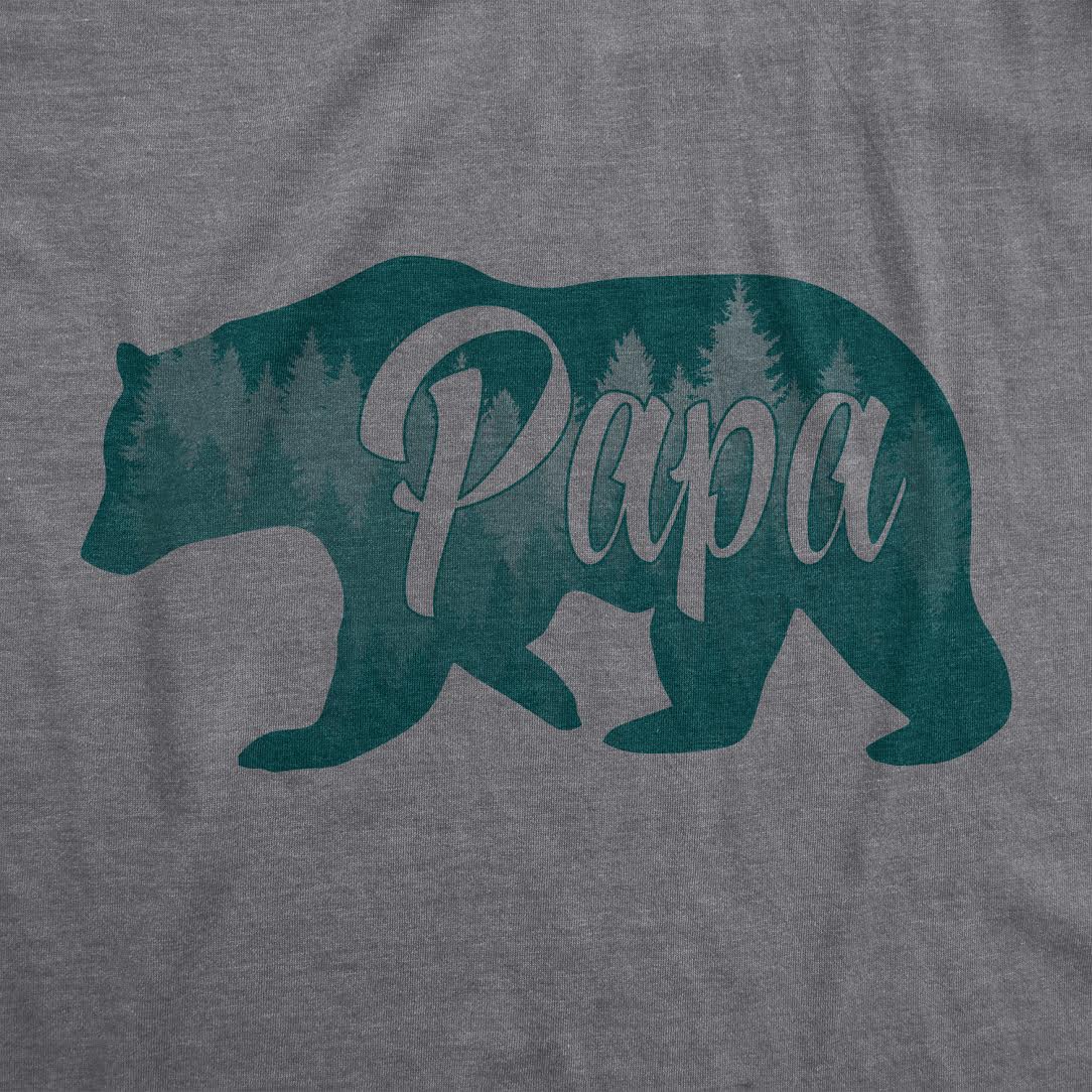 Mens Papa Bear Funny Shirts for Dads Gift Idea Humor Novelty Tees Family T shirt - Bild 13 von 23