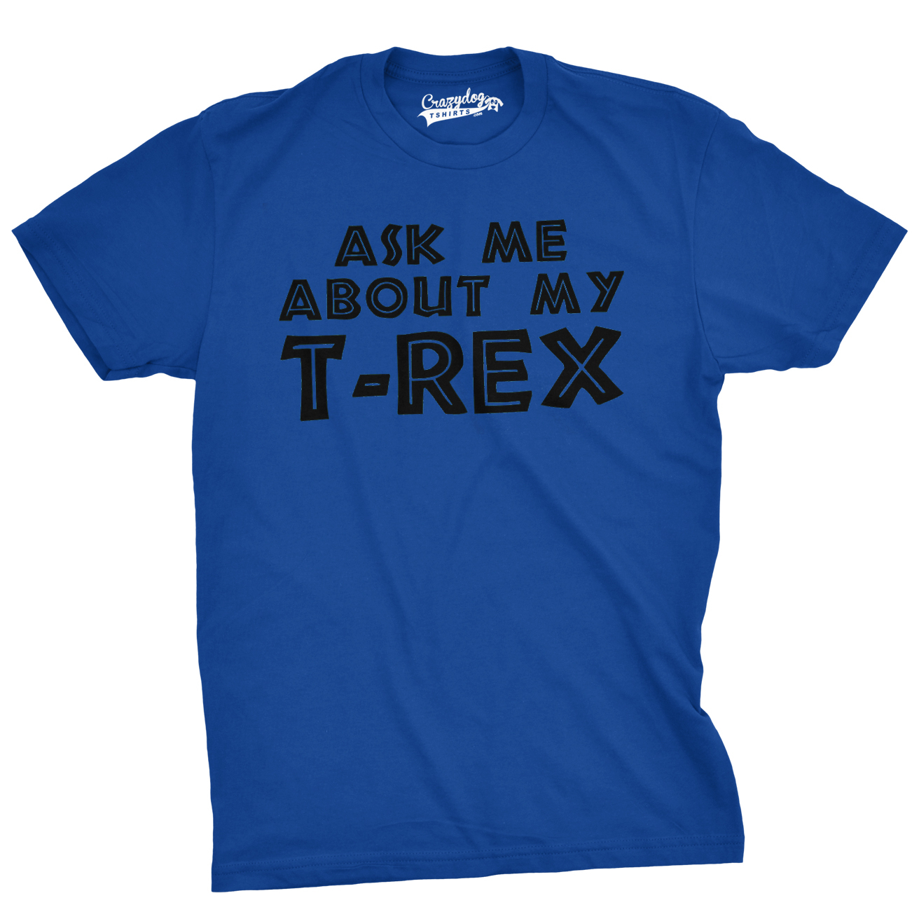 Toddler Ask Me About My Trex T Shirt Funny Cool Dinosaur Flip Humor Tee For Kids - Picture 10 of 18