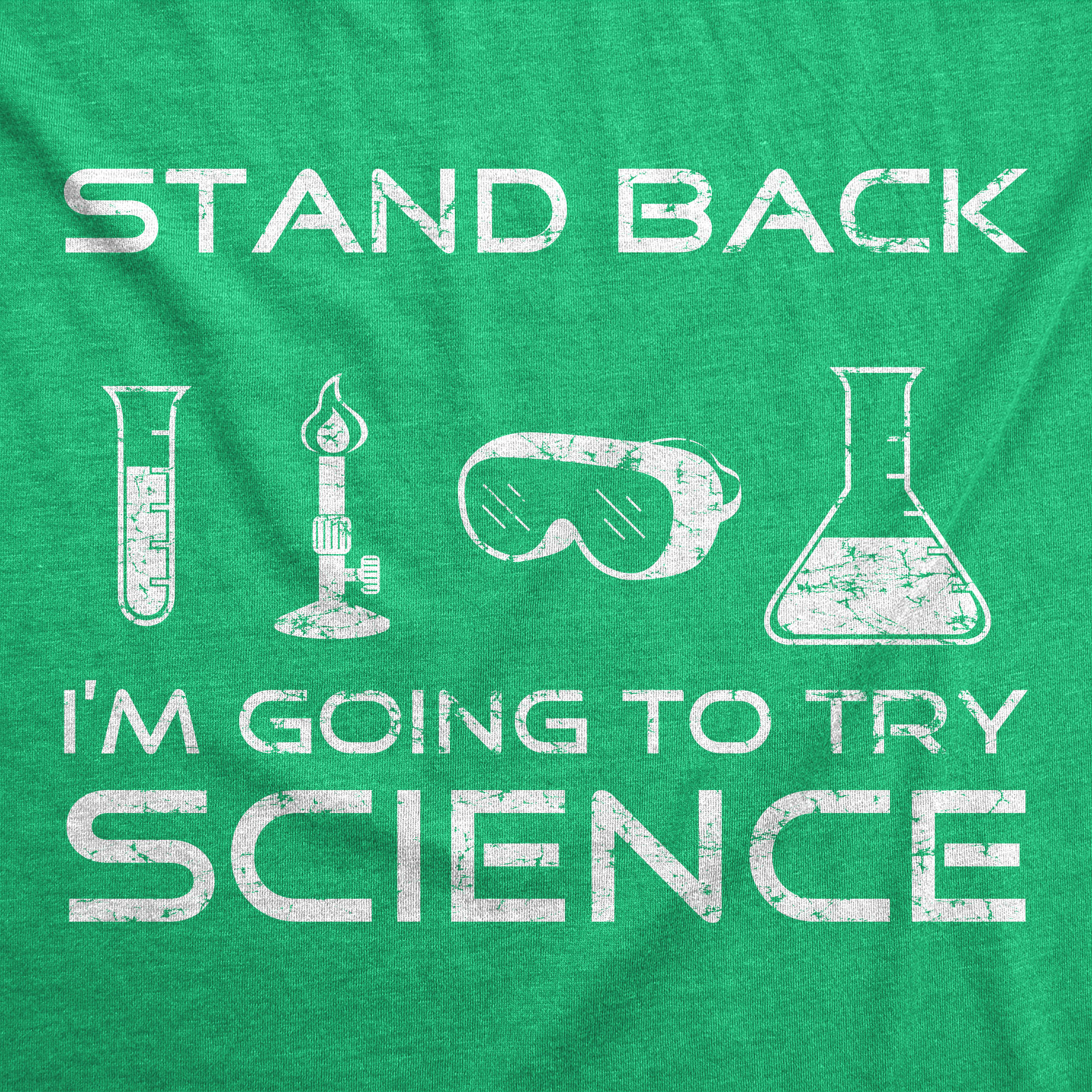 Camiseta Para Hombres Stand Back Im Going to Try Ciencia Divertida Nerd Sarcástica Camiseta Geek - Imagen 11 de 14