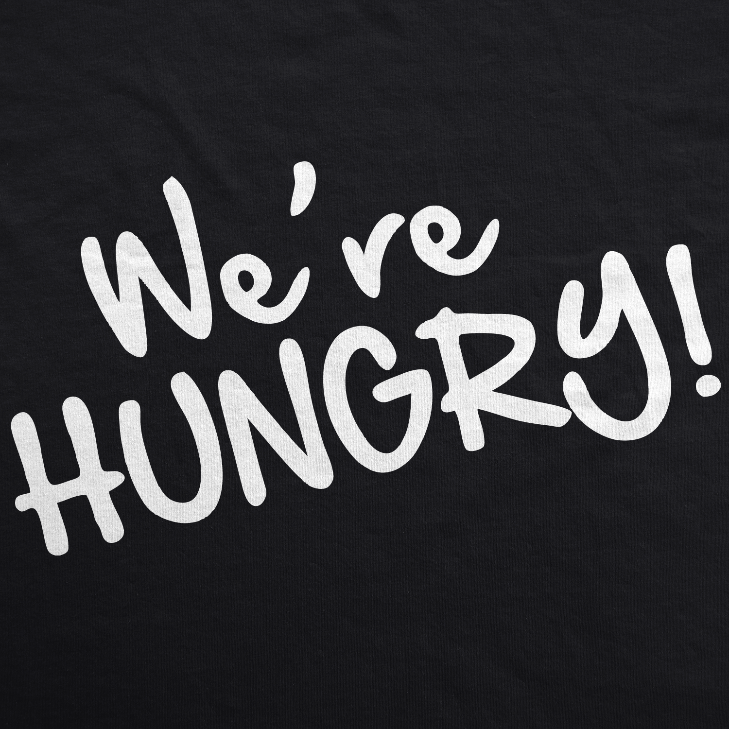 MATERNITY WE RE HUNGRY Funny Baby Bump Pregnancy Announcement T Shirt