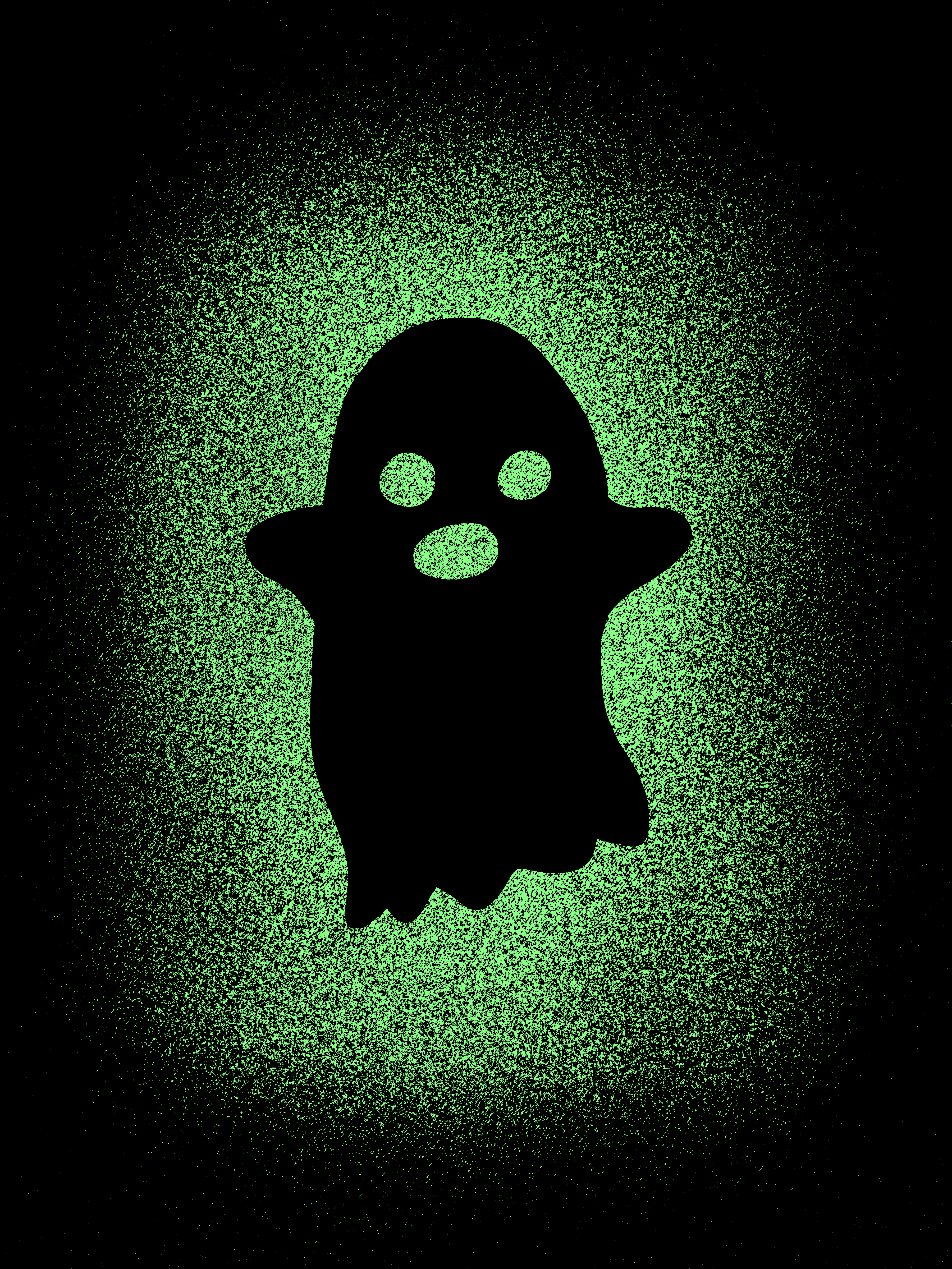 Youth Glowing Ghost Glow In The Dark T Shirt Cool Halloween Costume Tee - Picture 8 of 11