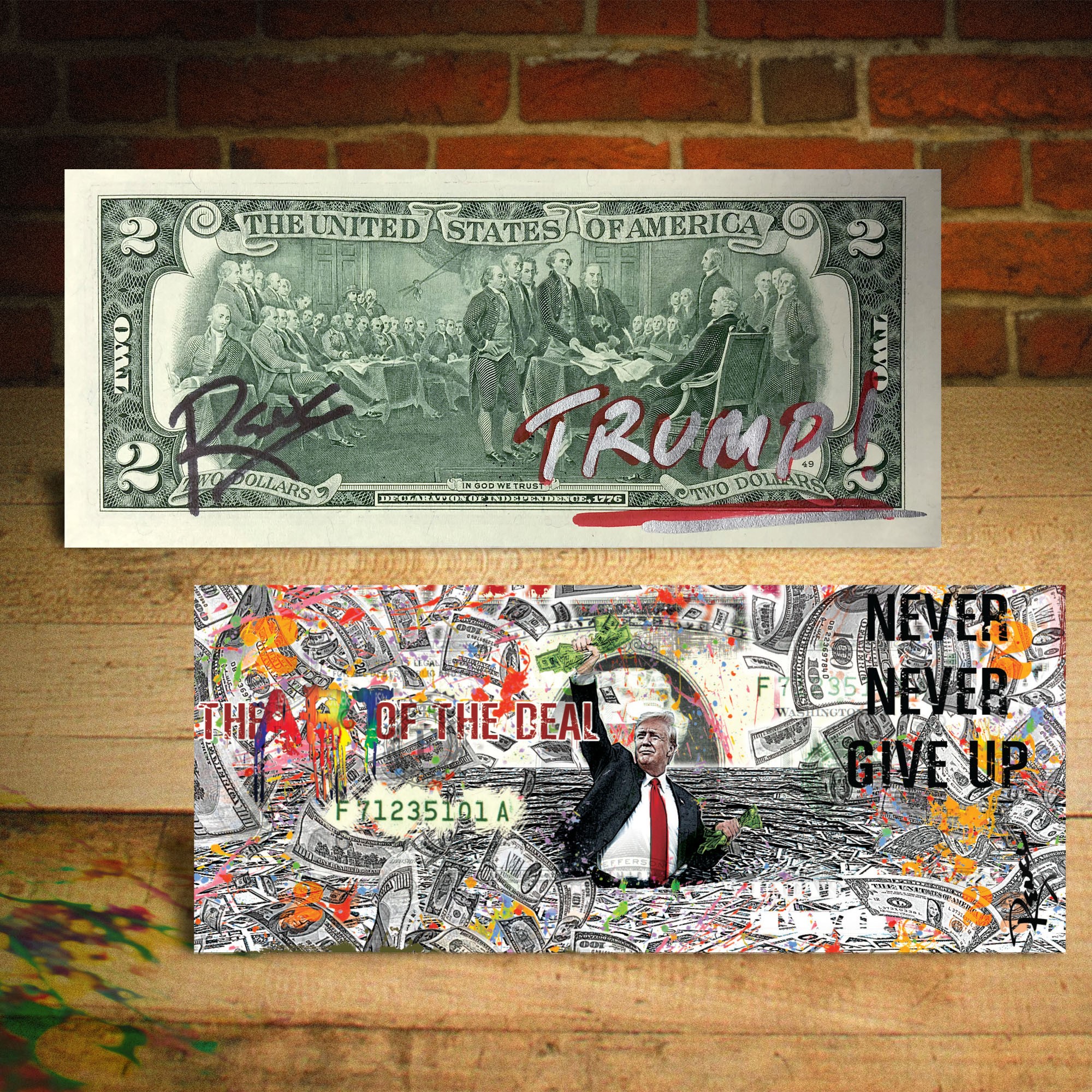 GROVER CLEVELAND President Colorized $2 Bill Genuine Legal Tender 22nd U.S