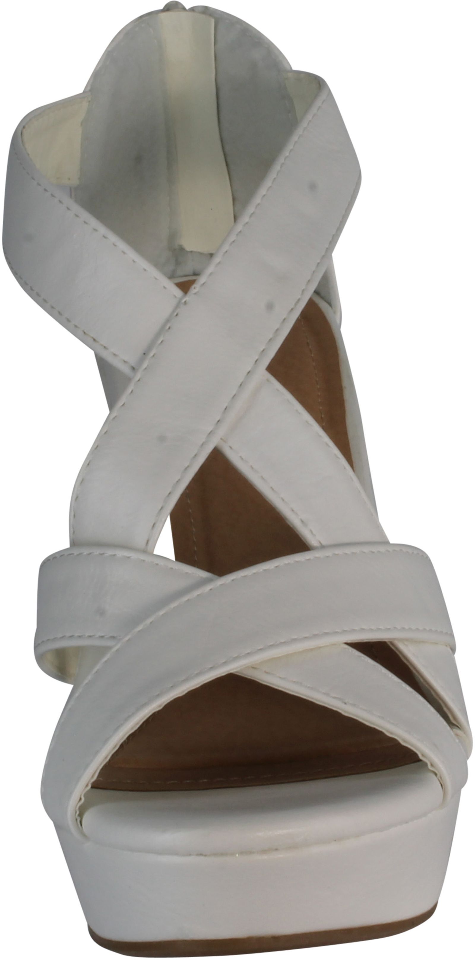 Top Moda ELLA-18 Womens Gladiator Wedge Heel Sandals - Picture 11 of 12