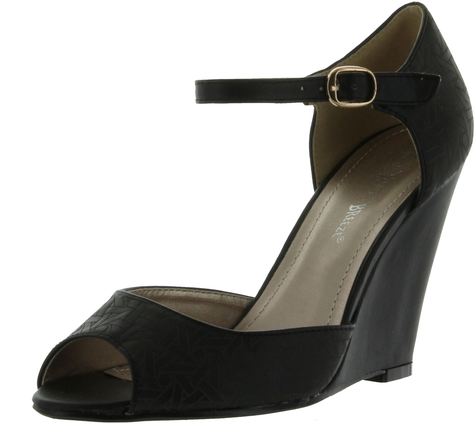 Nature Breeze Womens Melrose-01 Open Toe Sandals