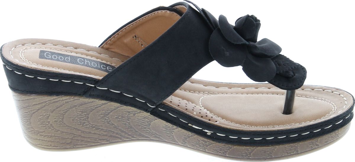 Gc Shoes Women�s Sydney Rosette Slide Wedge Sandals eBay