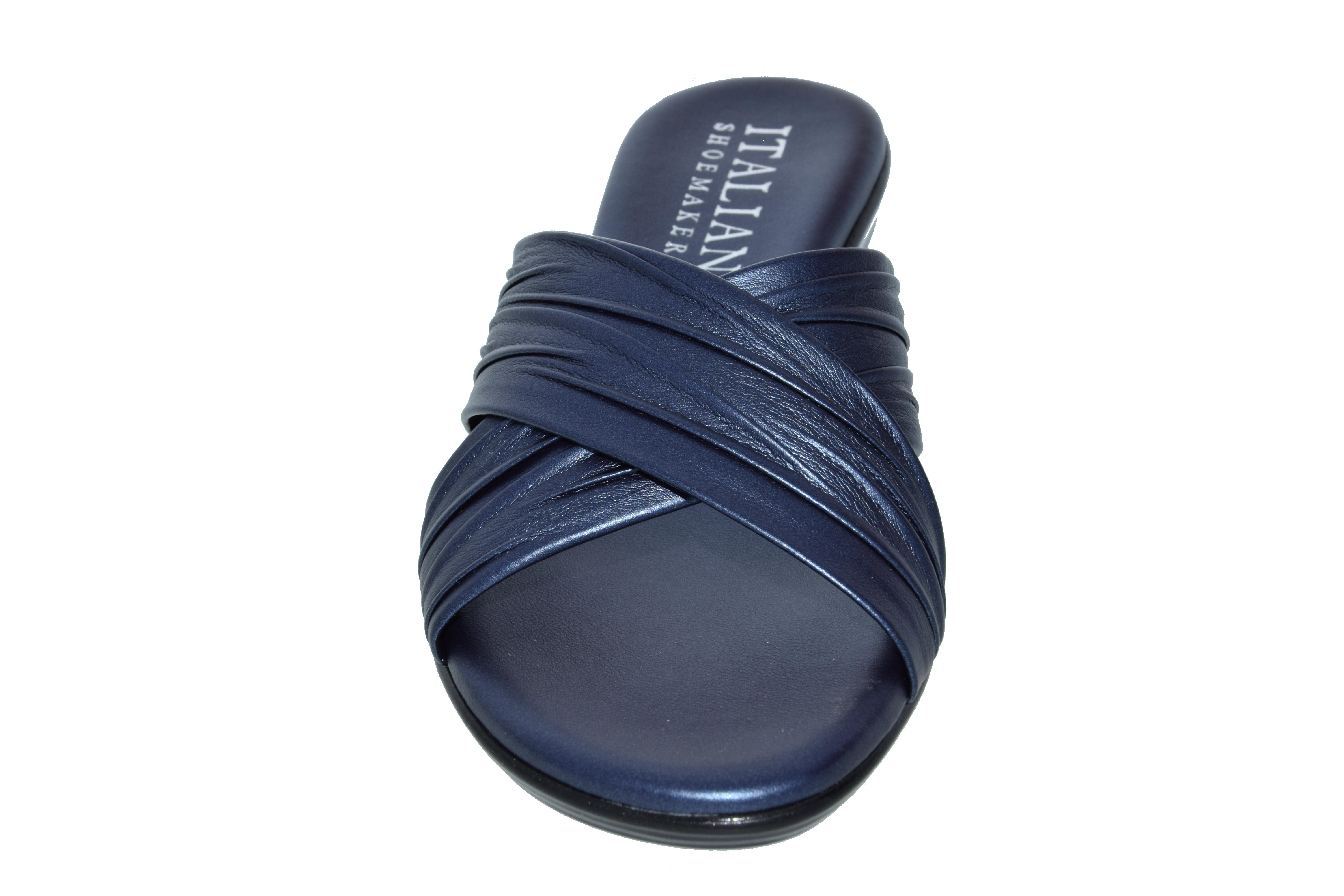 Italian Shoemakers Womens Kenny Criss Cross Fashion Wedge Sandals Made in Italy | eBay