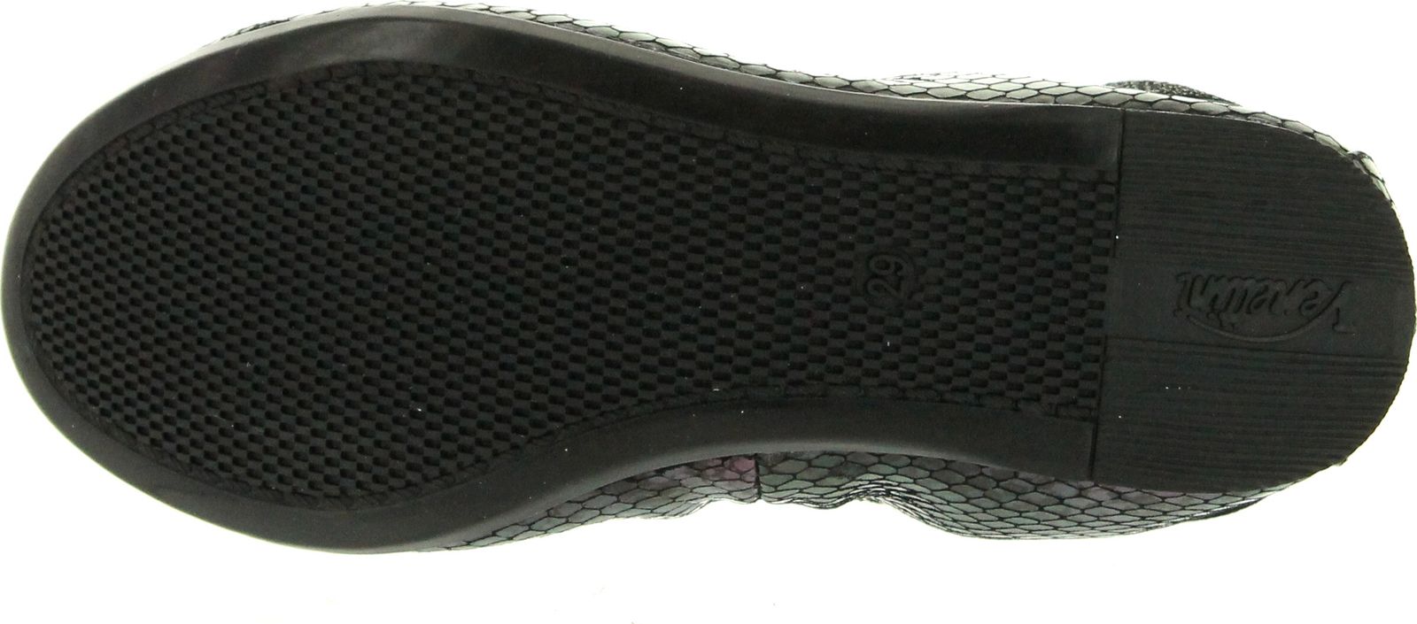 Venettini Girls Kylee Reptile Dress Flats with Elastic Strap - Picture 8 of 8