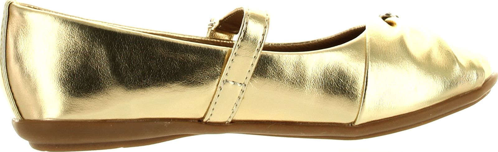 Little Angel Girls Kammi-191E Heart Pendant Ballerina Flats - Picture 10 of 16