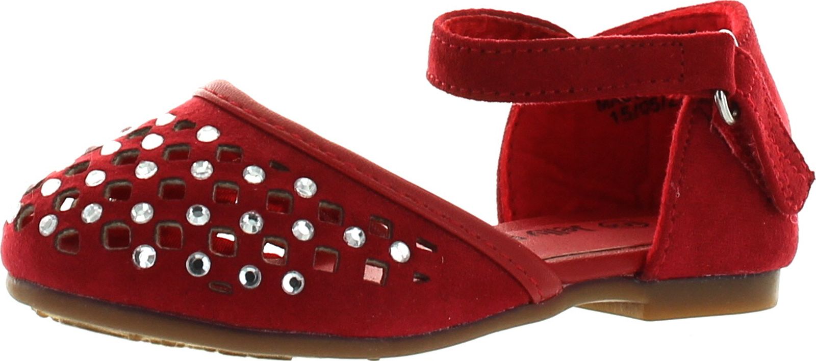 Jelly Beans CAPANO Toddler's Little Girl Ankle Strap Rhinstone Deco Sandal Shoes - Picture 9 of 16