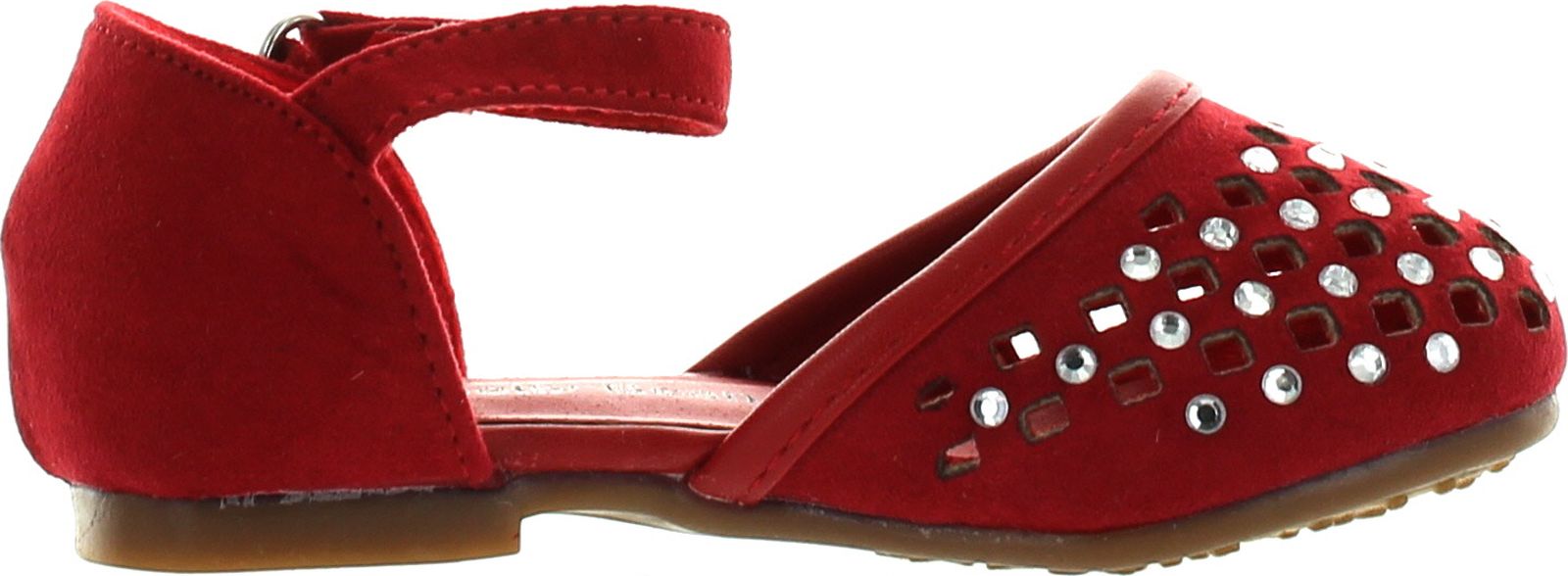 Jelly Beans CAPANO Toddler's Little Girl Ankle Strap Rhinstone Deco Sandal Shoes - Picture 10 of 16