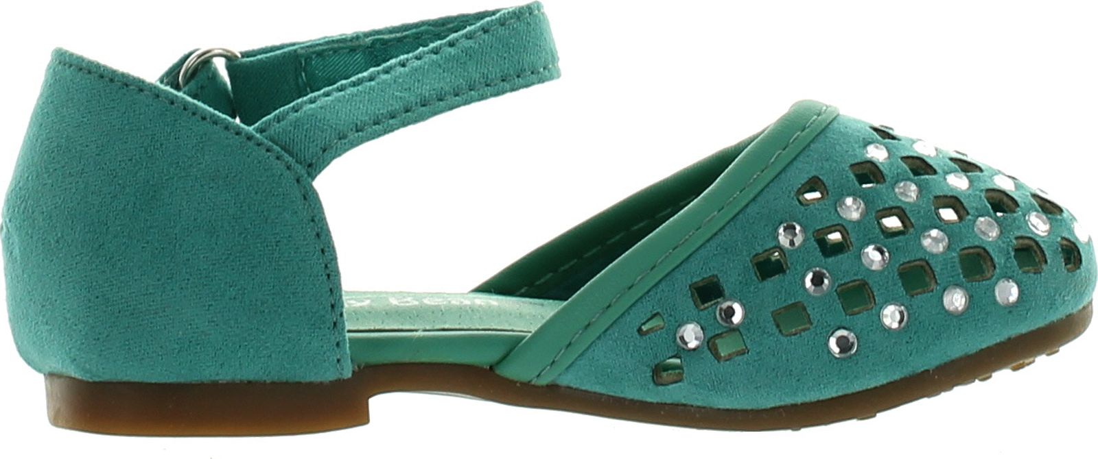 Jelly Beans CAPANO Toddler's Little Girl Ankle Strap Rhinstone Deco Sandal Shoes - Picture 14 of 16