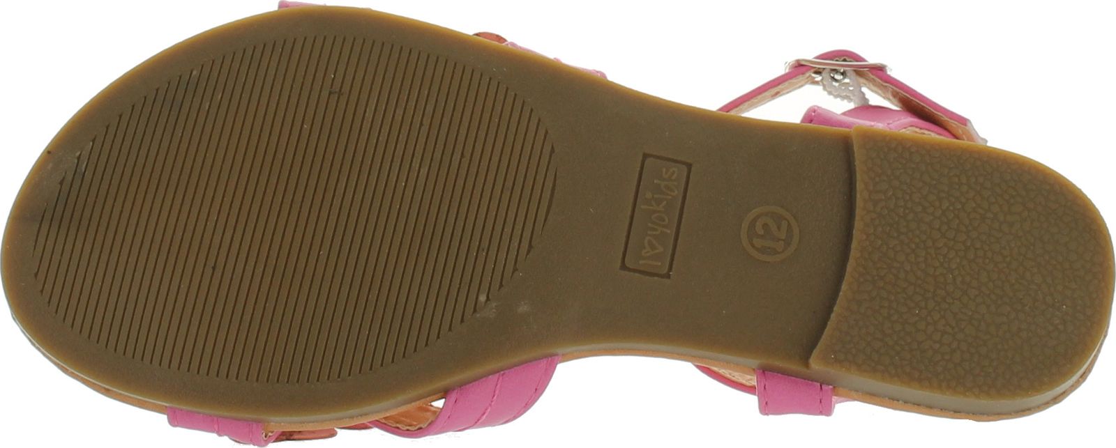 Yokids Cindee-73 Little Girls Flat Sandals with Front Flower Design - Picture 8 of 8