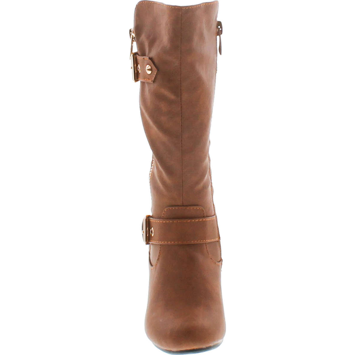 Link Pauline-39K Jr Girls Slouch Buckle High Heel Mid Calf Boots - Picture 40 of 48