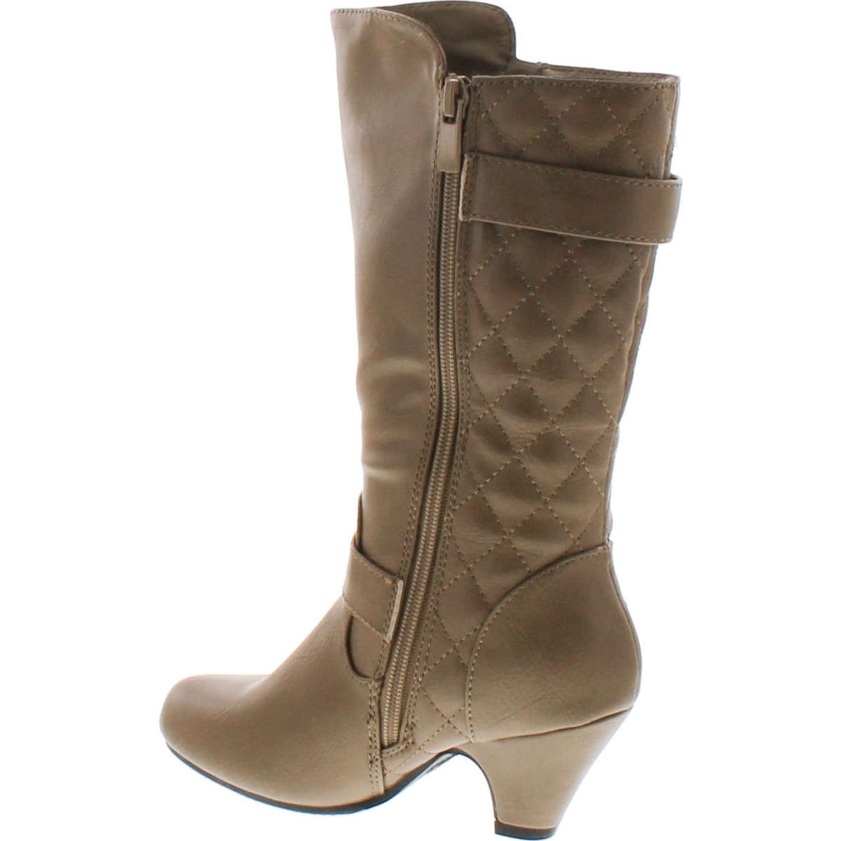 Link Pauline-39K Jr Girls Slouch Buckle High Heel Mid Calf Boots - Picture 43 of 48