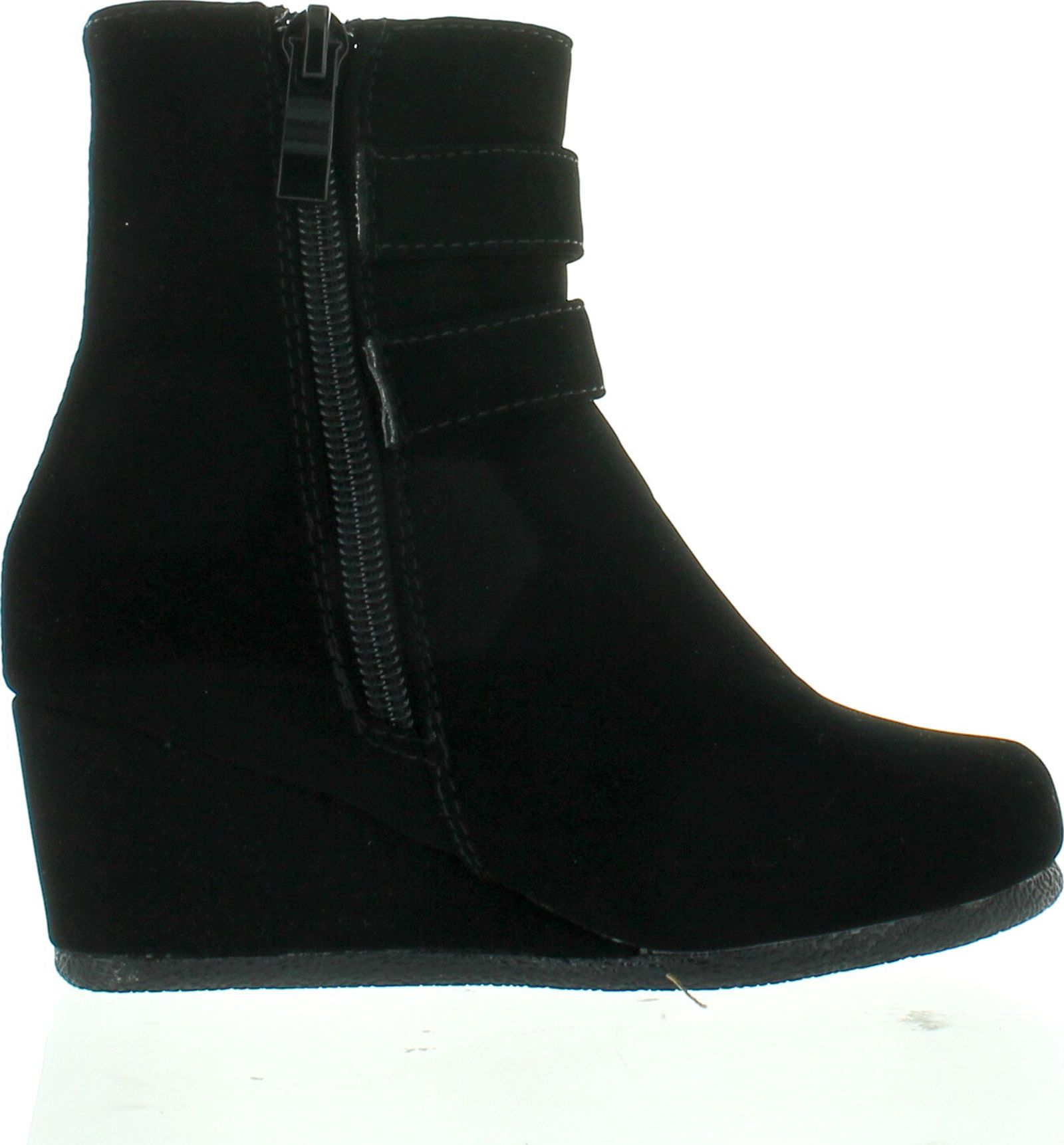 Link Peggy-90K Children Girl's Wedge Heel Double Straps High Top Ankle Booties - Picture 10 of 32