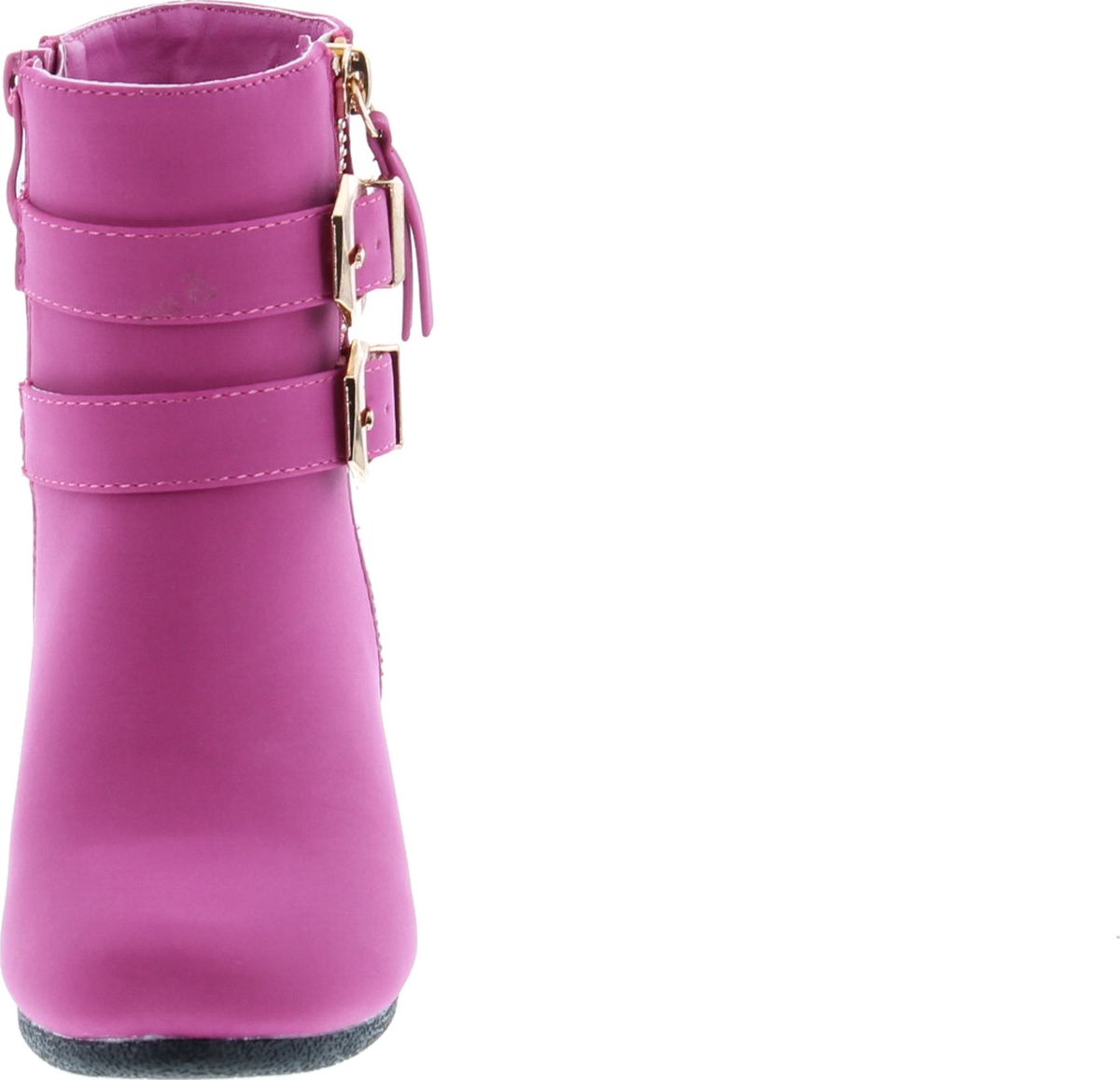 Link Peggy-90K Children Girl's Wedge Heel Double Straps High Top Ankle Booties - Picture 20 of 32