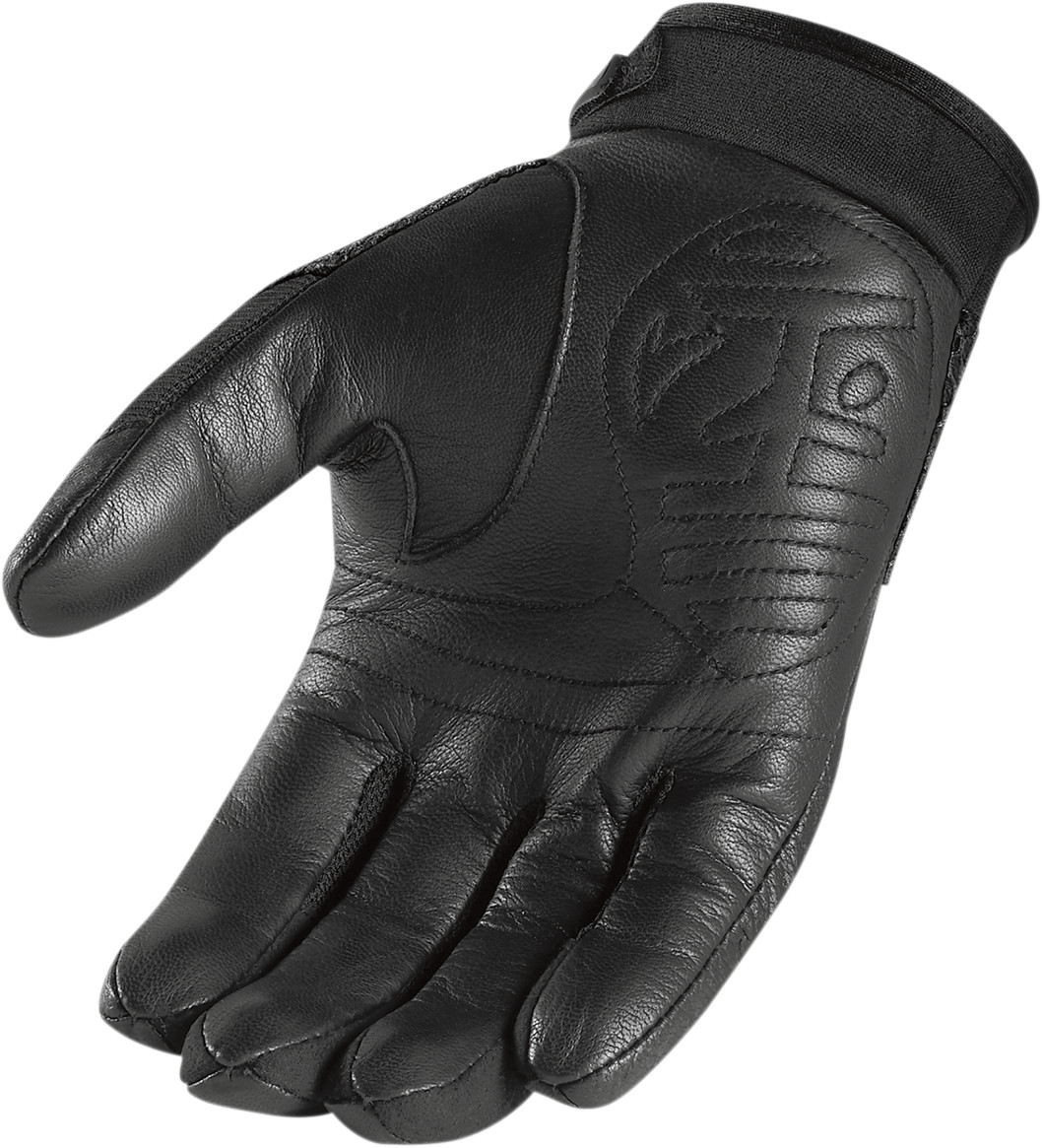 Icon Twenty-Niner CE Street Motorcycle Riding Black Gloves