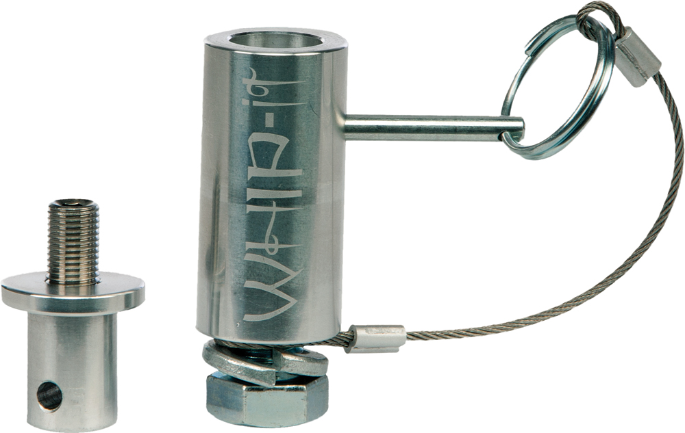 Whip It ATV UTV Quick Release Sand Dune Flag Mount Polished WHIPFLAG