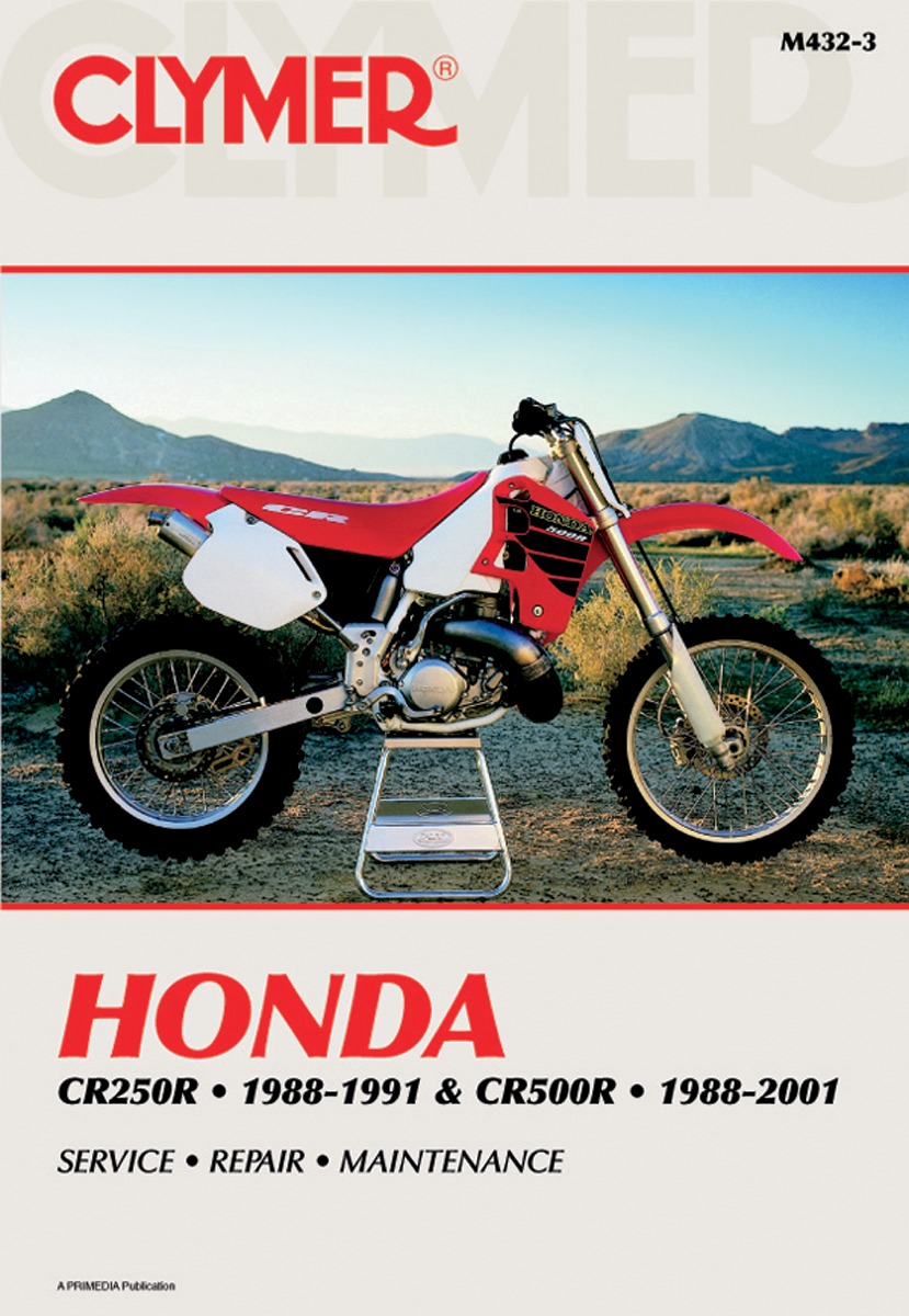 Clymer Repair Manual for Honda CR 250 88-91, CR 500 88-01 M432-3