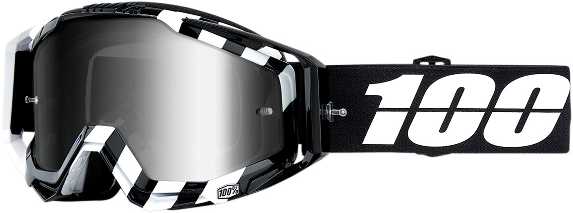 100/% Adult MX ATV Barstow Replacement Lenses Adult Silver Mirror