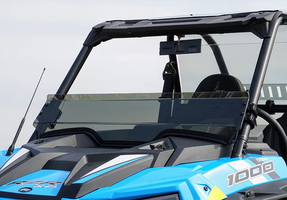 SuperATV Dark Tint Half Windshield For Polaris RZR XP Turbo S 2018+