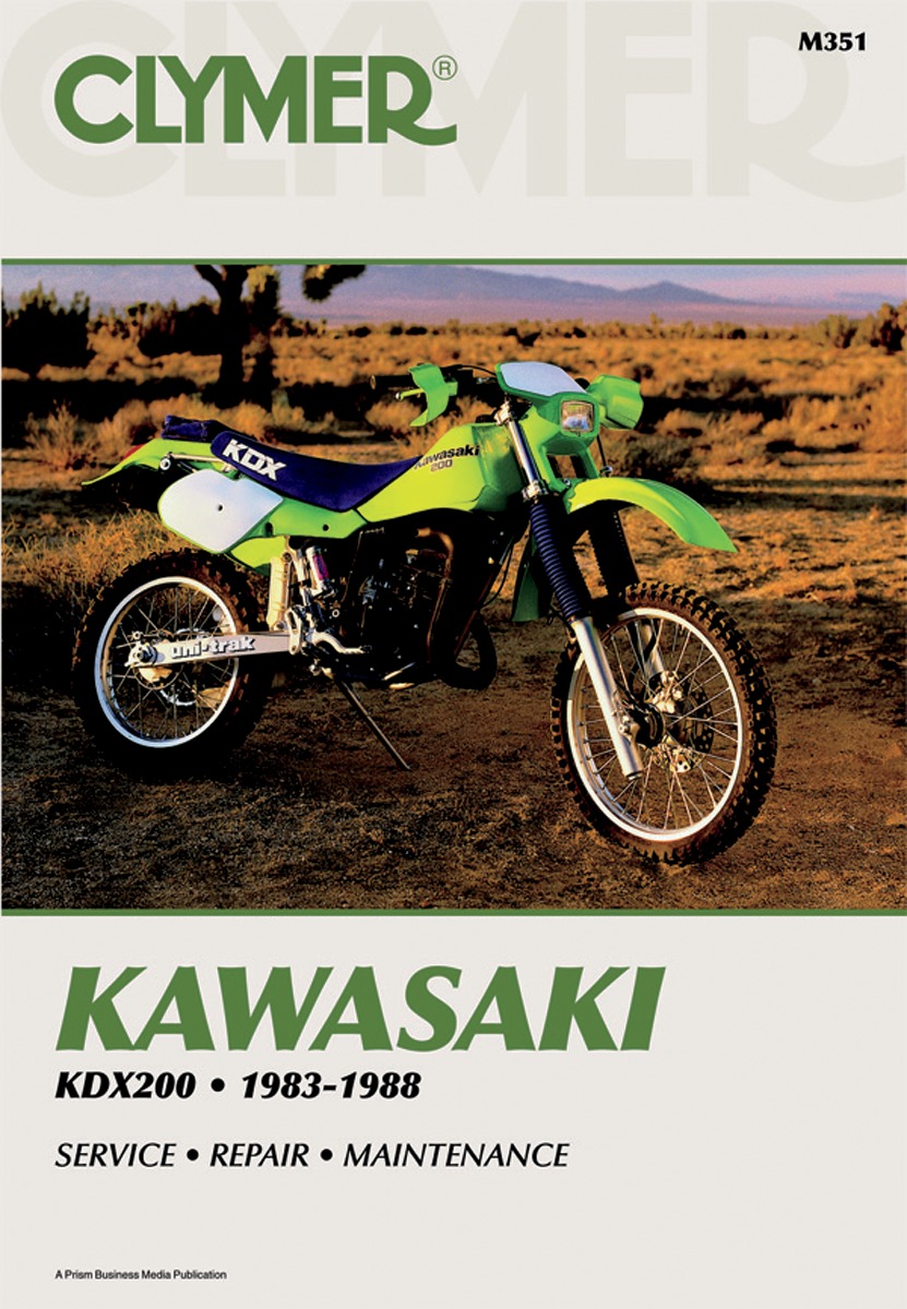 Clymer Repair Manual For Kawasaki KDX 200 83-88 M351