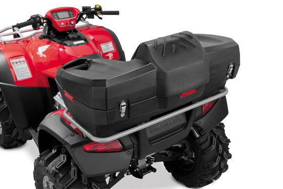 QuadBoss ATV Rest-N-Store Rear Trunk Luggage Box with Seat Black 156711 QBF-R//S4