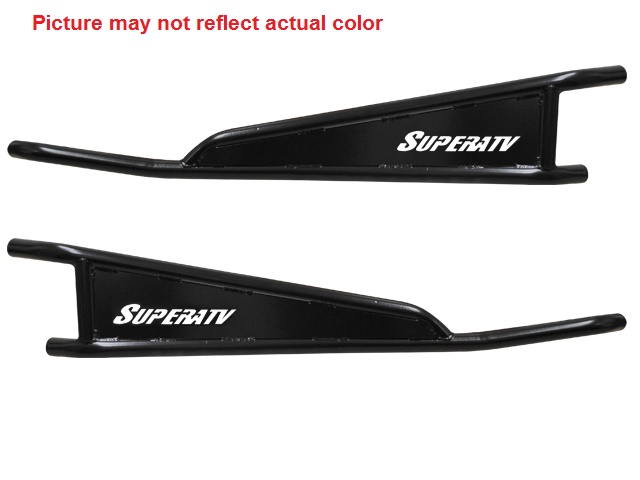 Super ATV Wrinkle Black Nerf Bars Can-Am Commander 800//1000