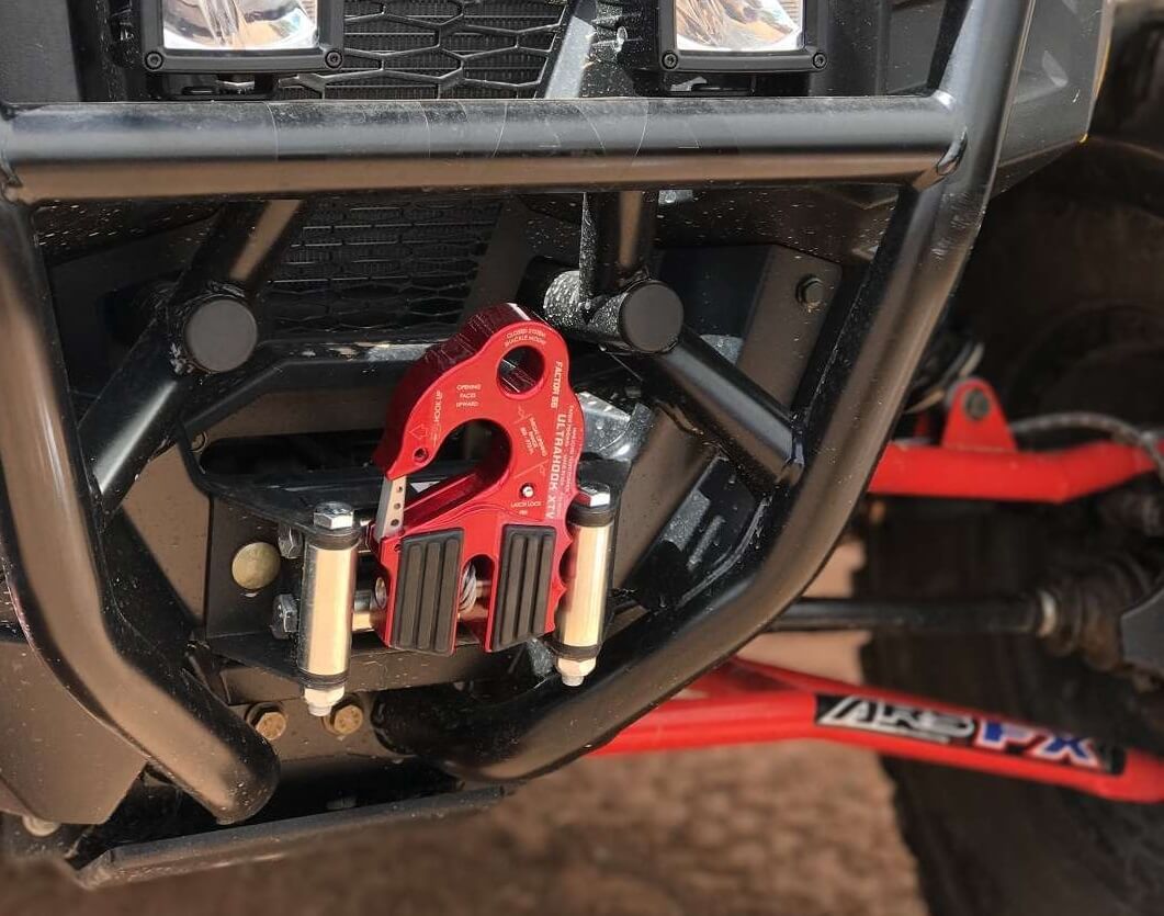 Factor 55 UltraHook XTV Winch Hook w/ Shackle Mount Red [0027501] eBay