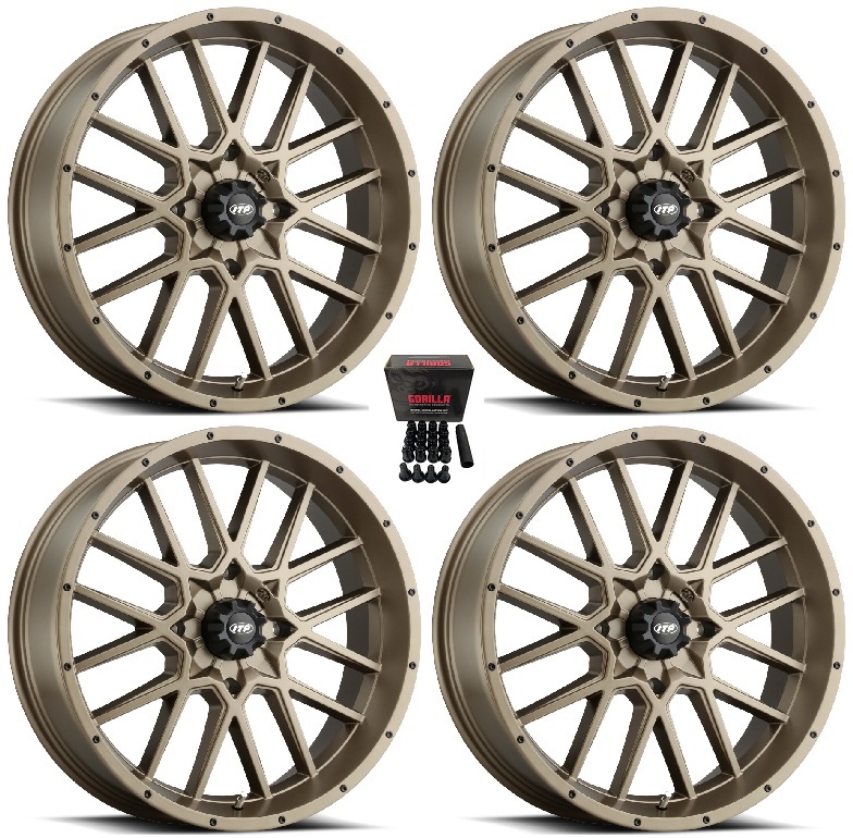 ITP SS212 ATV Wheels//Rims Black 12 Polaris Sportsman RZR Ranger 4