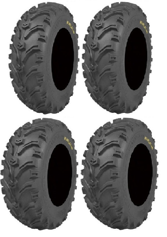 Full set of Kenda Bear Claw (6ply) 24x812 and 24x1011 ATV Tires (4