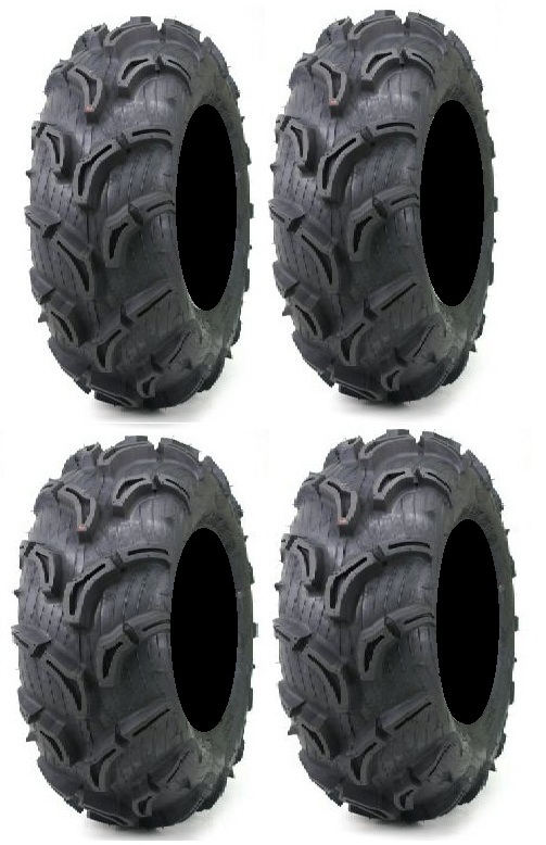 Full set of Maxxis Zilla 27x1014 and 27x1214 ATV Mud Tires (4) eBay