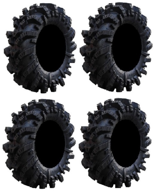 Full set of Super ATV Intimidator (6ply) ATV Mud Tires 34x10.515 (4