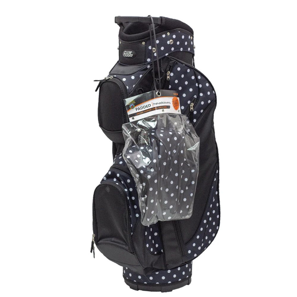 Club Champ Lady's Premium Cart Bag - Polka Dots