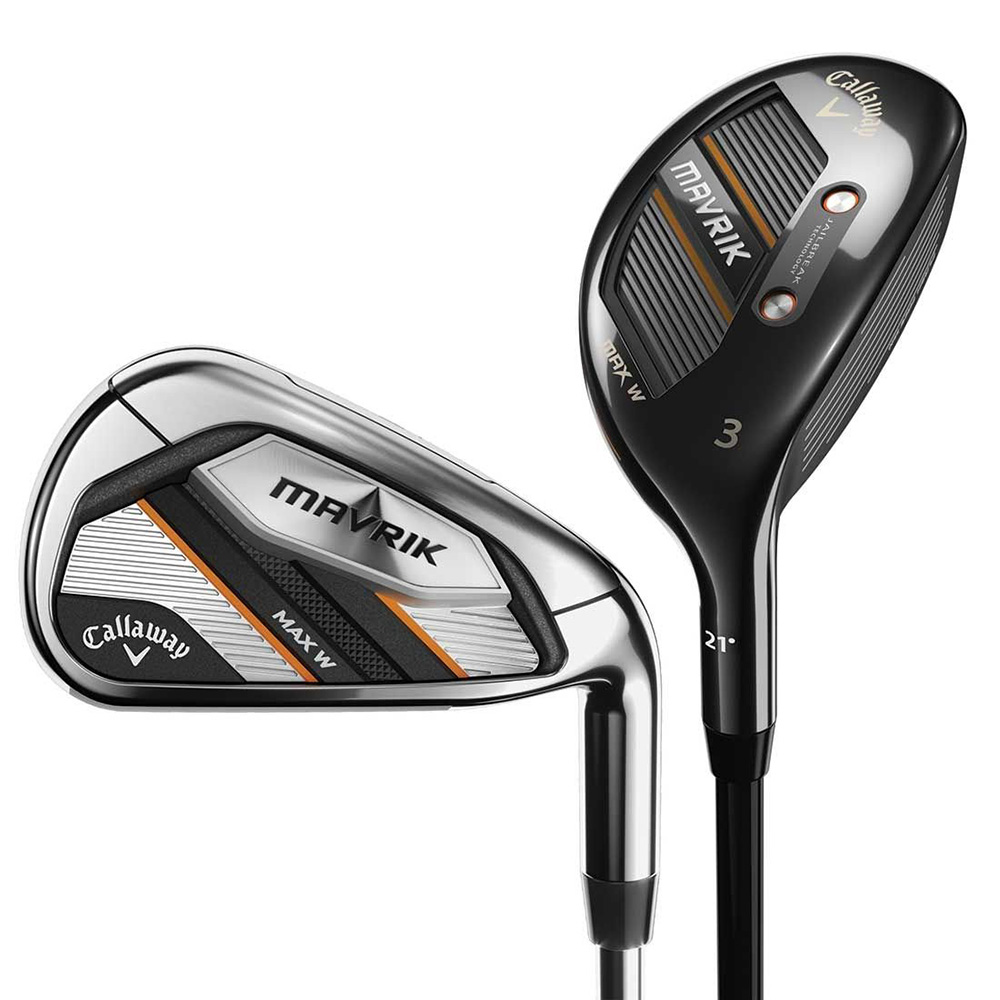 MINT Demo Lady Callaway Mavrik Max W 4-PW+AW Hybrid Irons Catalyst Graphite - Picture 1 of 1