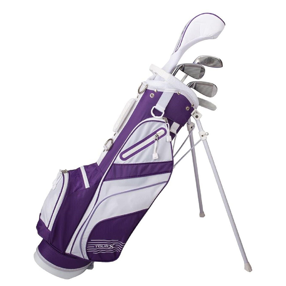 Merchants of Golf Tour X Purple 5pc Jr Girls Golf Set Size 2