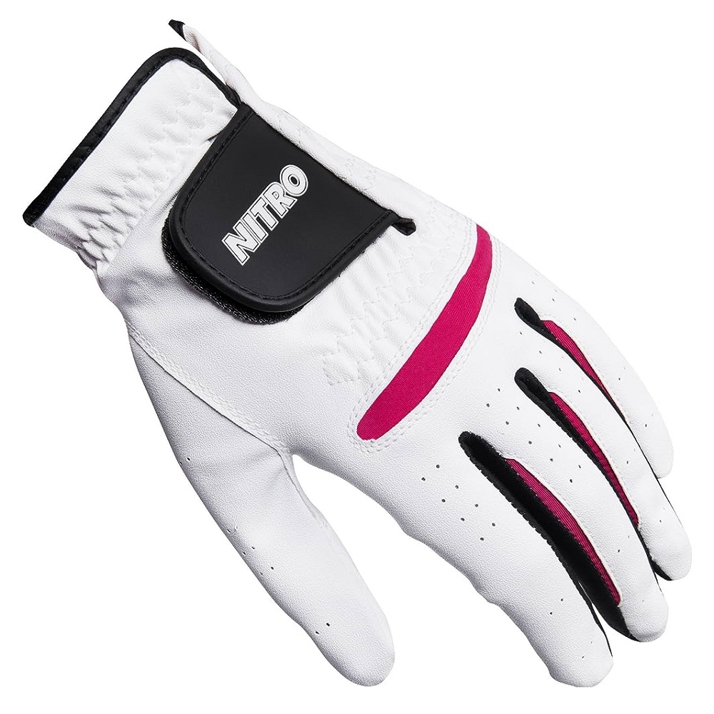NEW Nitro Crossfire White Golf Gloves Left Hand - Pick the Size & Quantity