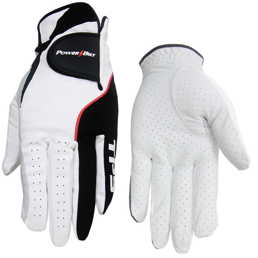 NEW PowerBilt TPS Cabretta Tour Golf Glove 2-Pack - Pick Size - Dexterity