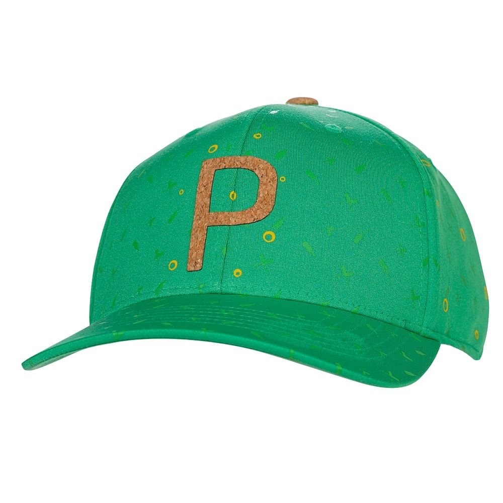 green puma golf hat