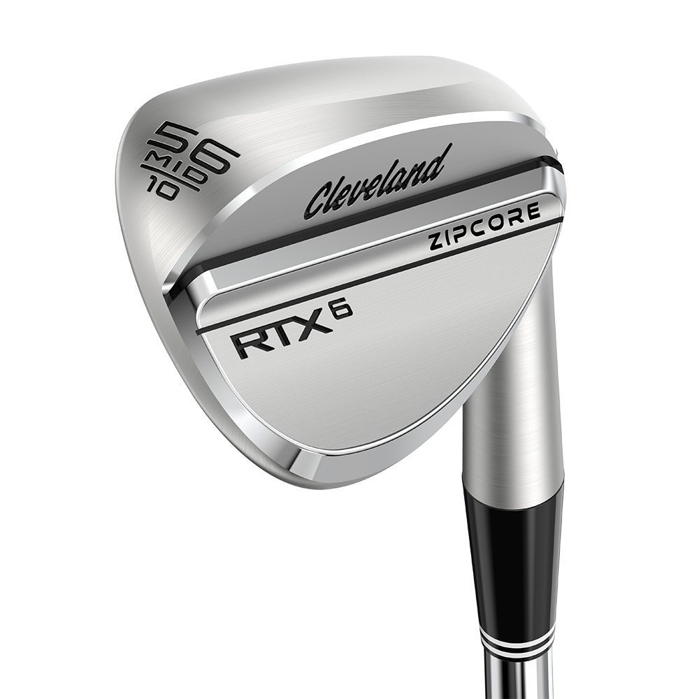 Cleveland RTX 6 Zipcore Tour Satin 50° Gap Wedge 10° Mid Bounce DG Spinner Steel Wedge