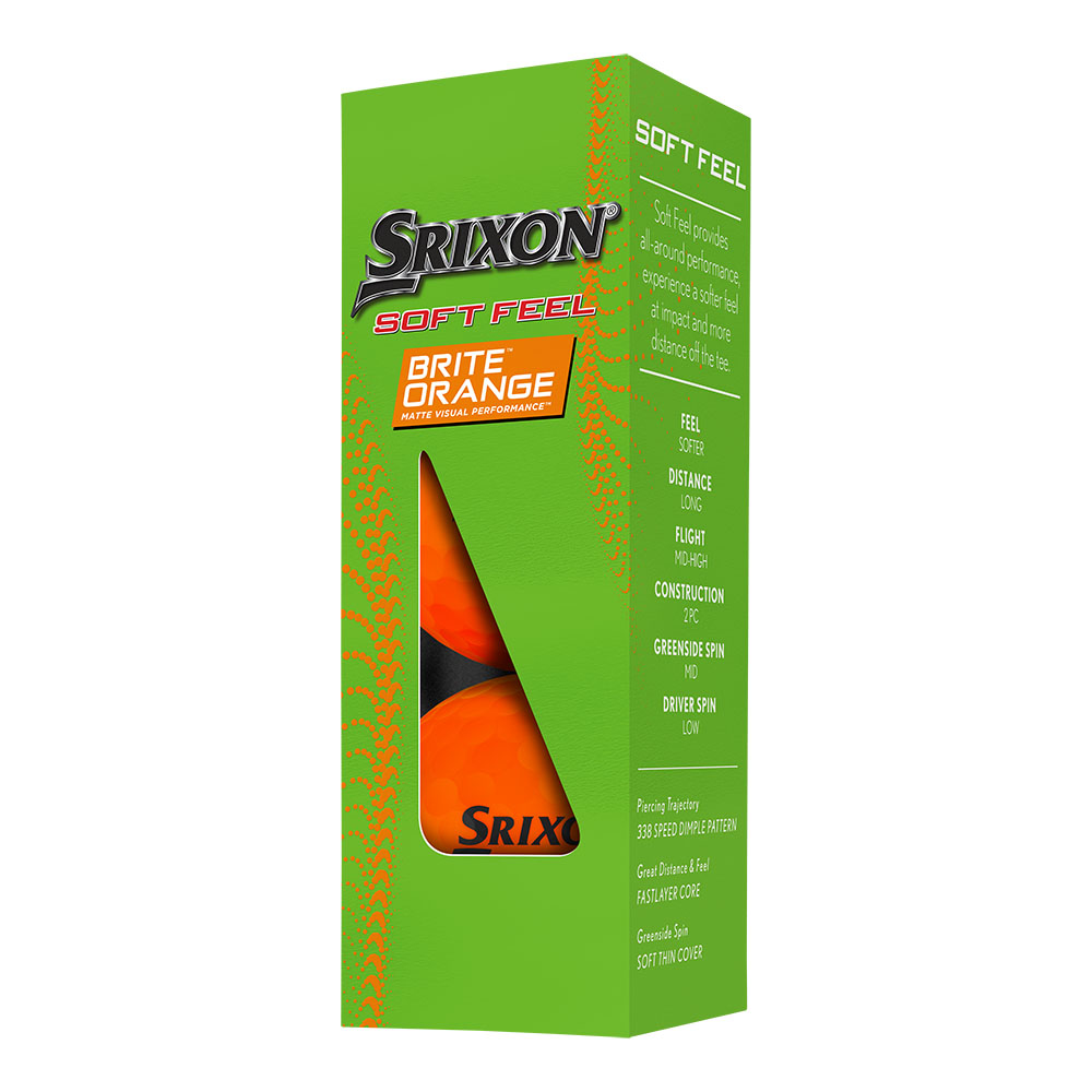 NEW Srixon Soft Feel 13 Brite 2023 Golf Balls - Choose Color & Quantity