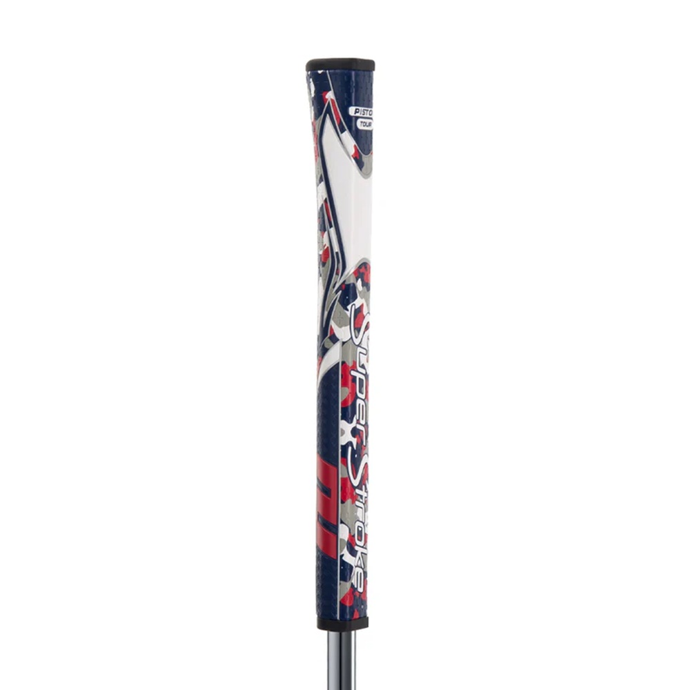 Zenergy Pistol Putter Grip, Red/White/Blue, 2.0 - SuperStroke Golf Club
