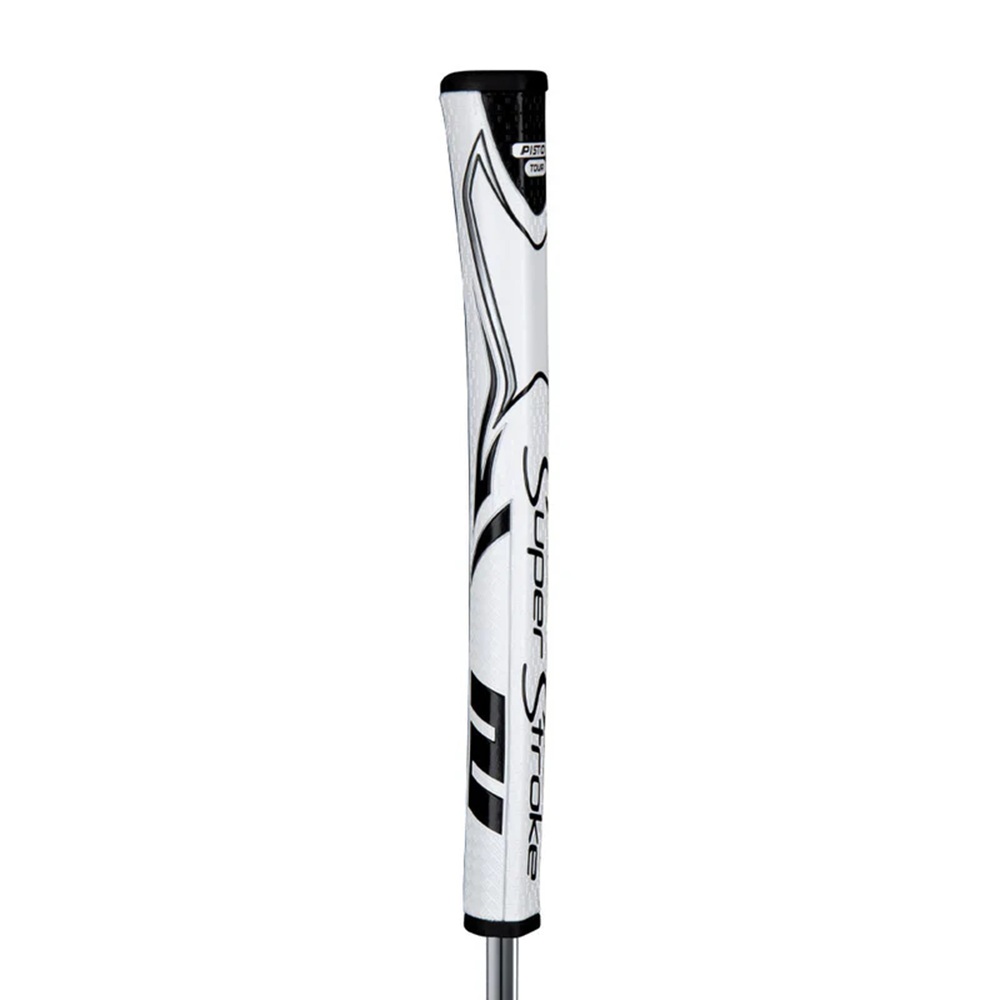 Zenergy Pistol Putter Grip, White/Black, 1.0 - SuperStroke Golf Club