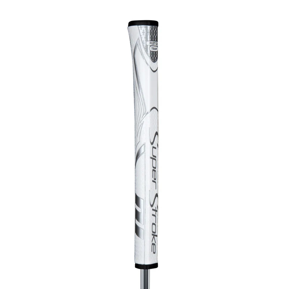 Super Stroke SuperStroke Zenergy Pistol GT 2.0 Putter Grip, White/Silver