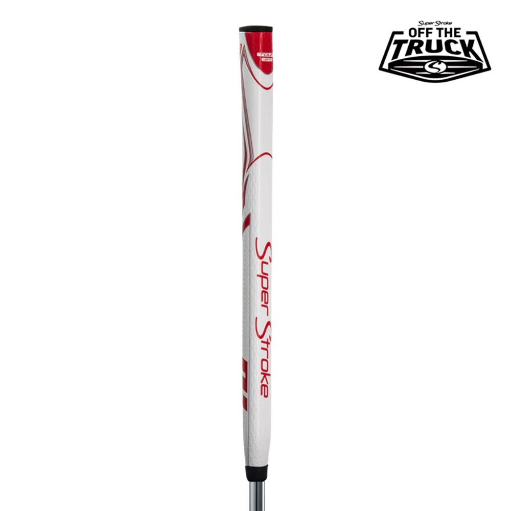 Super Stroke SuperStroke Zenergy 1.0P 17″ Putter Grip, White/Red
